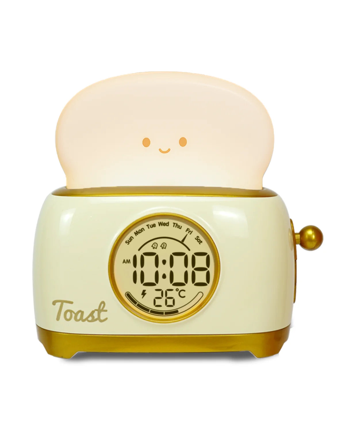 Veilleuse Réveil LED Toast <br> ToastyGlow