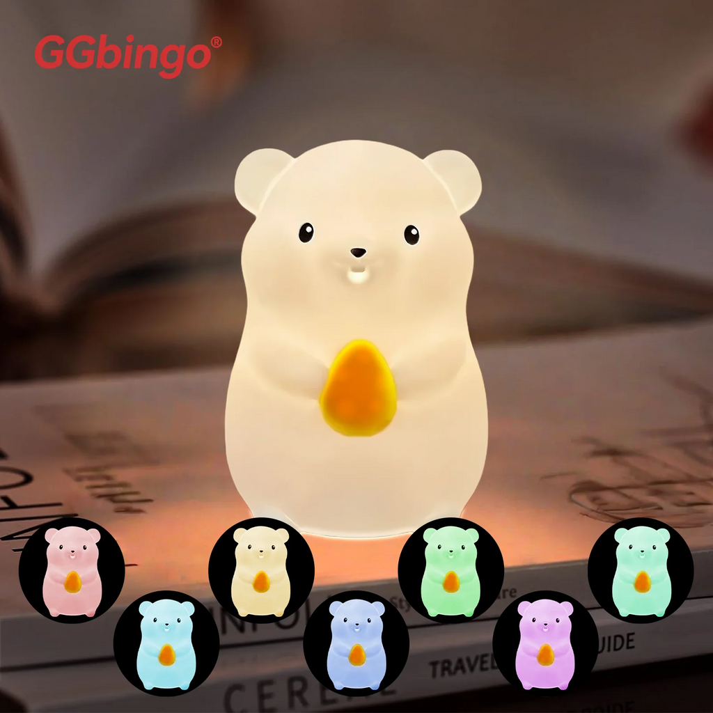 Veilleuse Hamster Multicolore LED <br> HamGlow