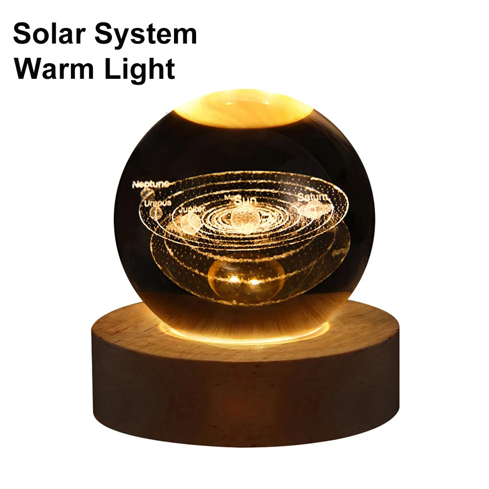 Veilleuse Boule Système Solaire LED RGB <br> SolarDream