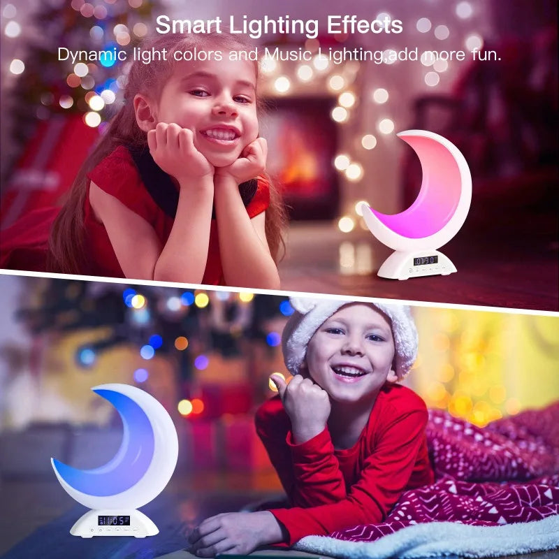Veilleuse LED Bluetooth Lune <br> LunaSound