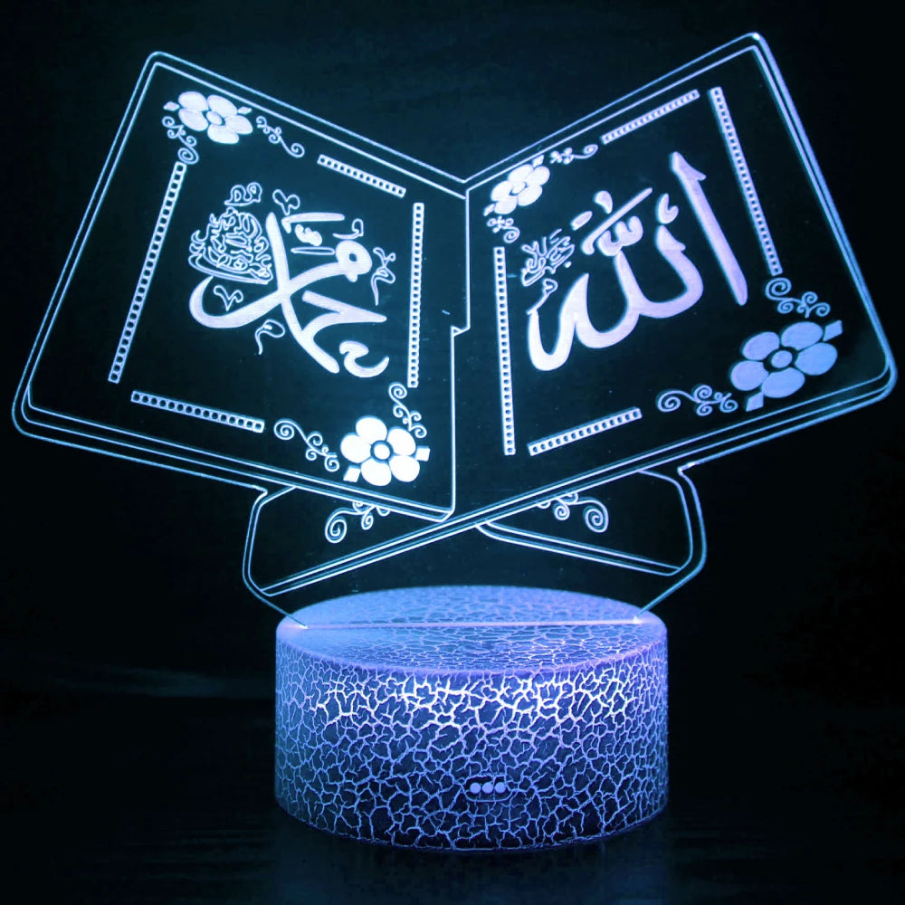 Veilleuse LED Livre Islam <br> Qoréa