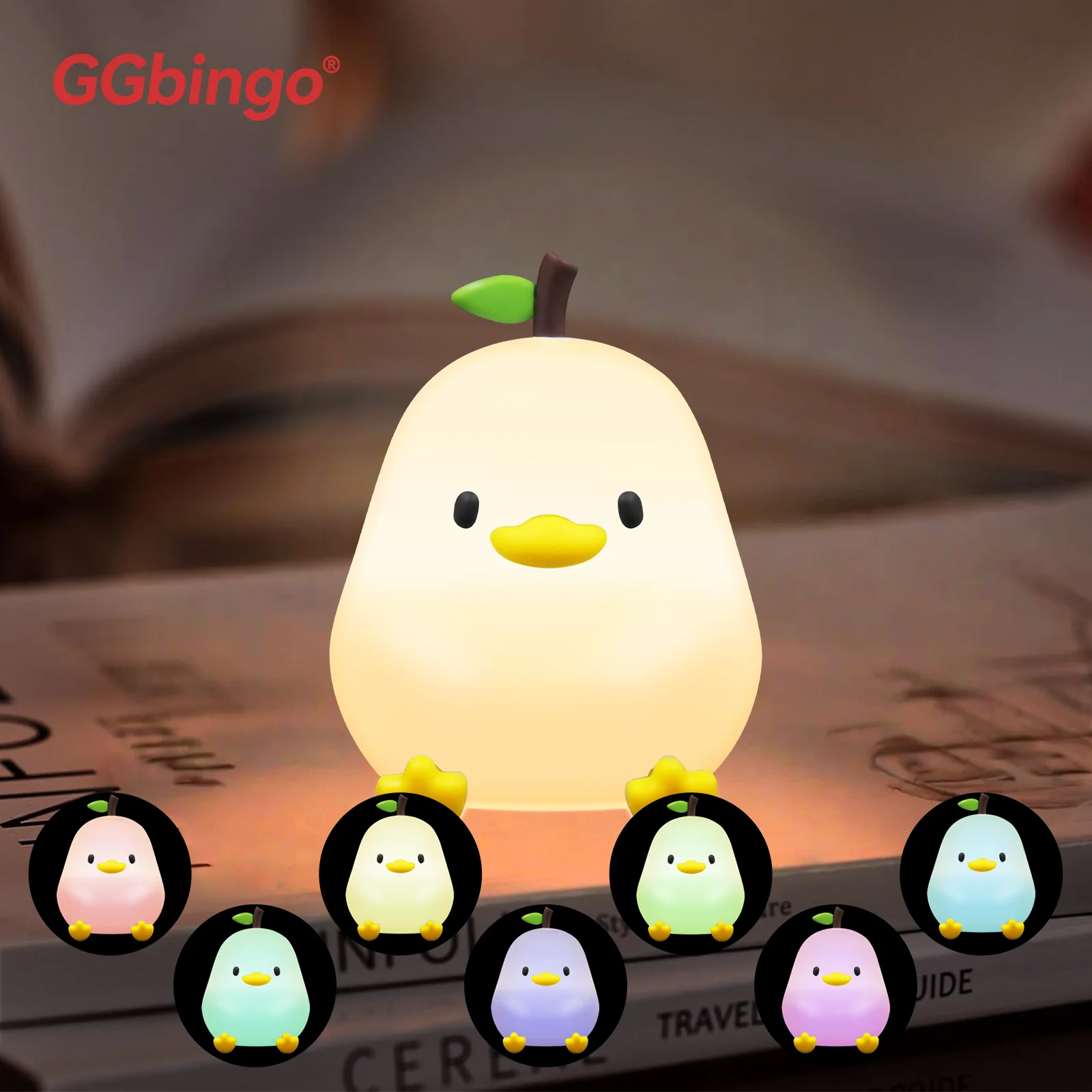 Veilleuse Canard LED <br> Pearly