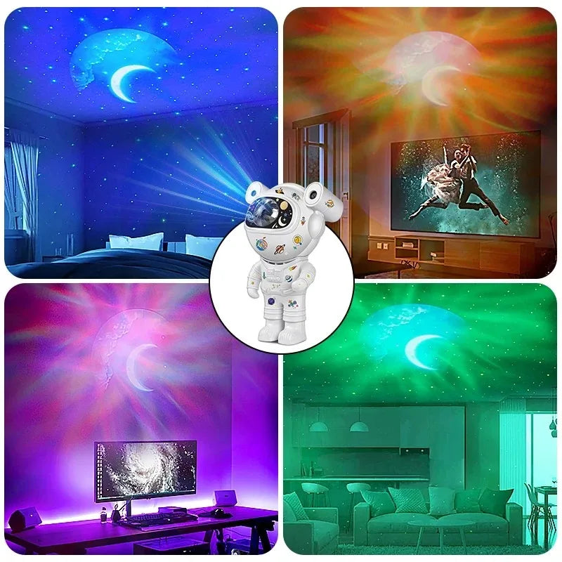 Veilleuse Projecteur Galaxie Astronaute <br> Nebuloon