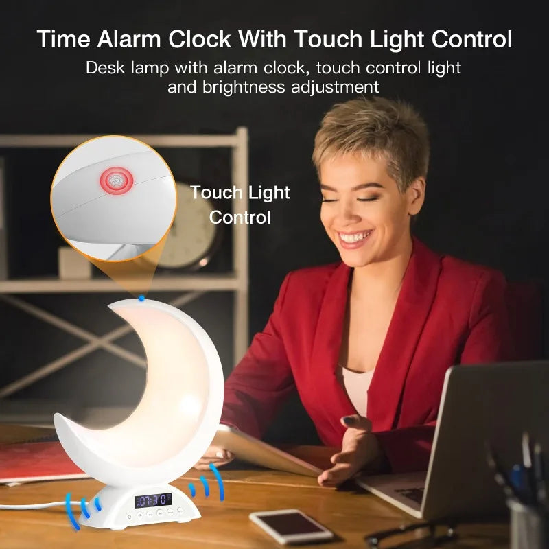 Veilleuse LED Bluetooth Lune <br> LunaSound