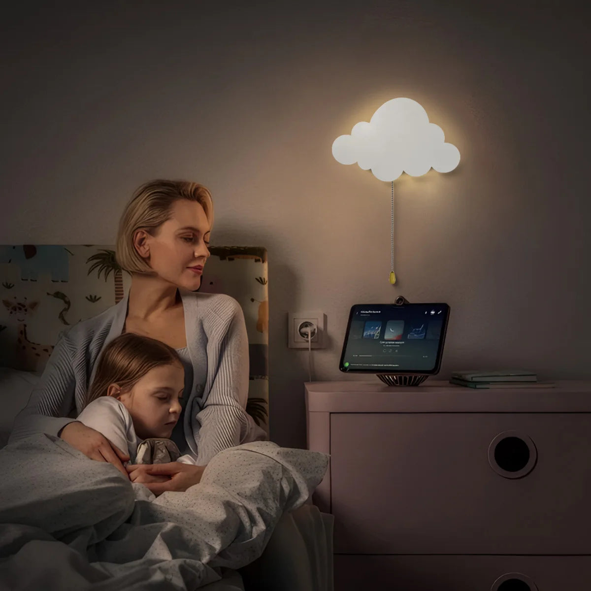 Veilleuse Nuage LED Murale <br> Eloria