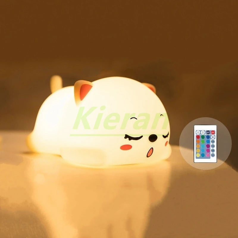 Veilleuse Chat LED Bébé <br> NoxiCat