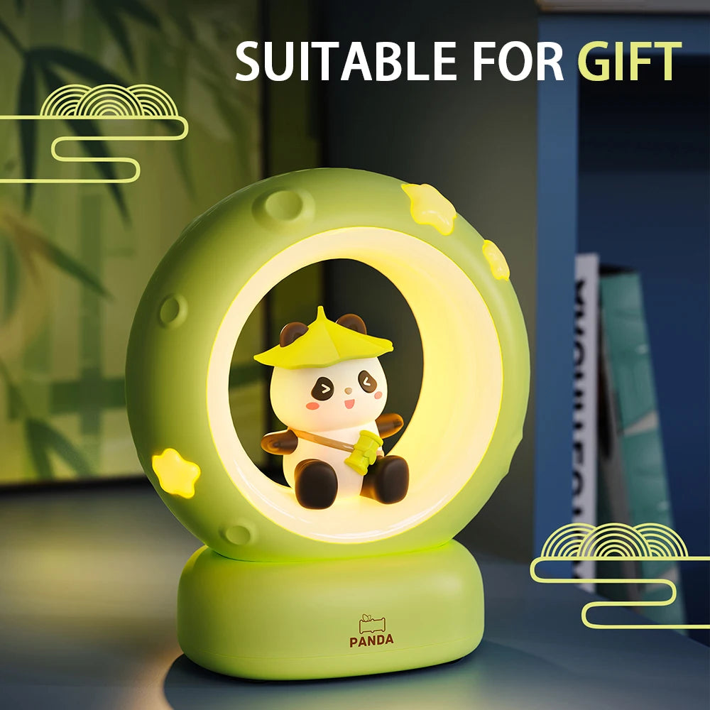 Veilleuse Panda LED Bébé Nature <br> GreenPanda
