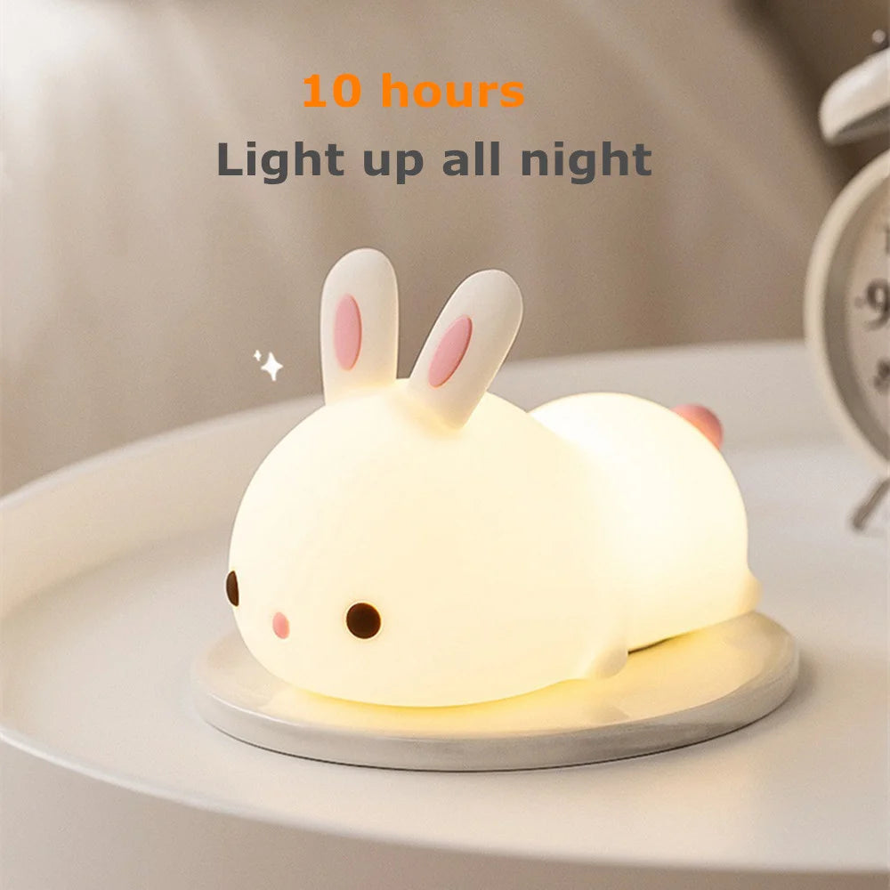 Veilleuse LED Lapin RGB <br> CuddleBunny