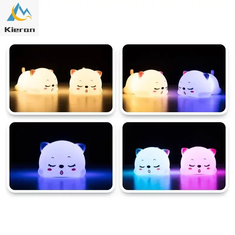 Veilleuse Chat LED Bébé <br> NoxiCat