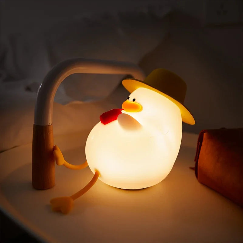 Veilleuse LED Canard Cowboy <br> Cowduck