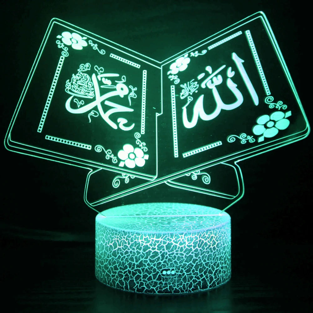 Veilleuse LED Livre Islam <br> Qoréa
