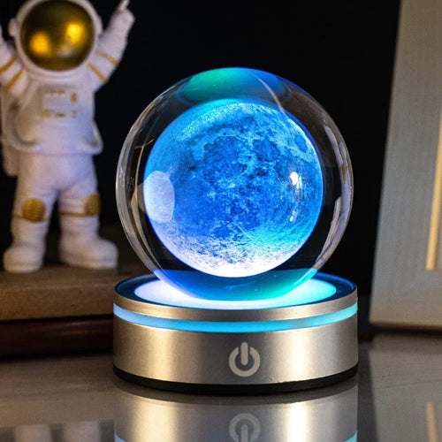 Veilleuse Cristal LED Lune <br> MoonSphere