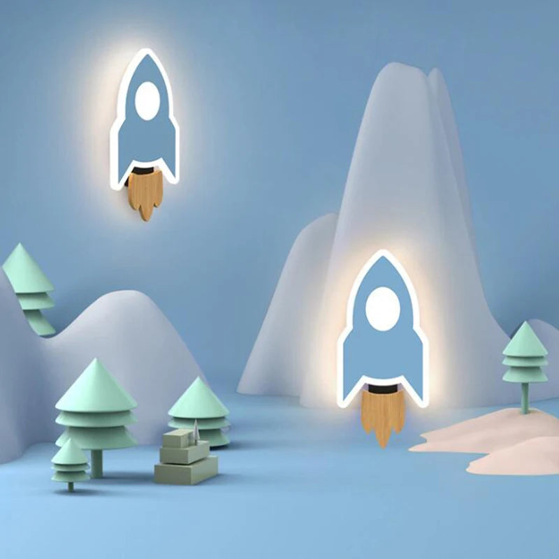 Veilleuse Murale Fusée LED Enfant <br> Astroa