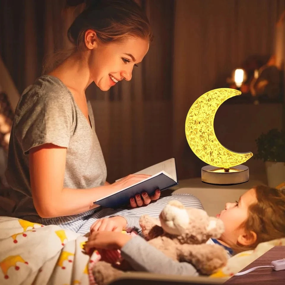 Veilleuse Lune Cristal LED <br> MoonDream