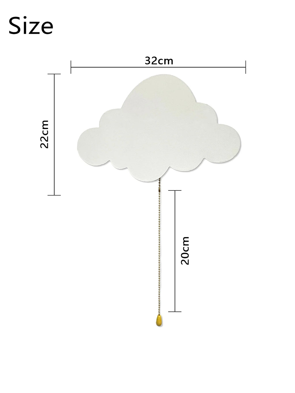 Veilleuse Nuage LED Murale <br> Eloria