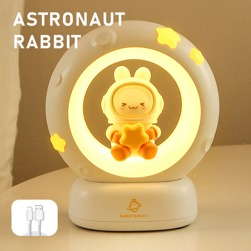 Veilleuse Lapin Espace Lumière Douce <br> CosmoBunny