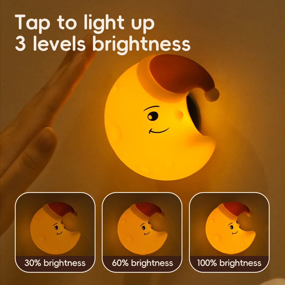 Veilleuse Murale Lune LED Bébé <br> Lunévia