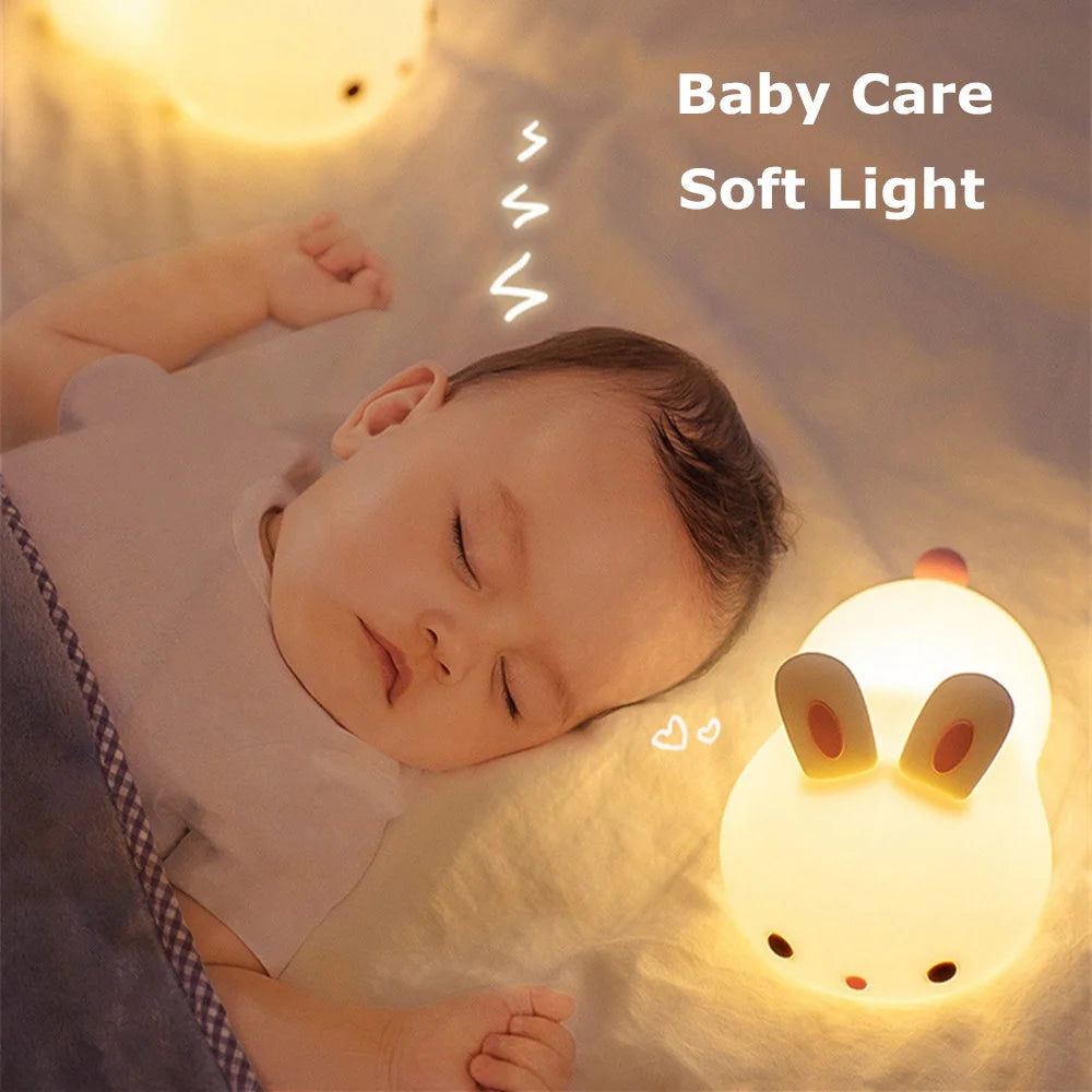Veilleuse LED Lapin RGB <br> CuddleBunny