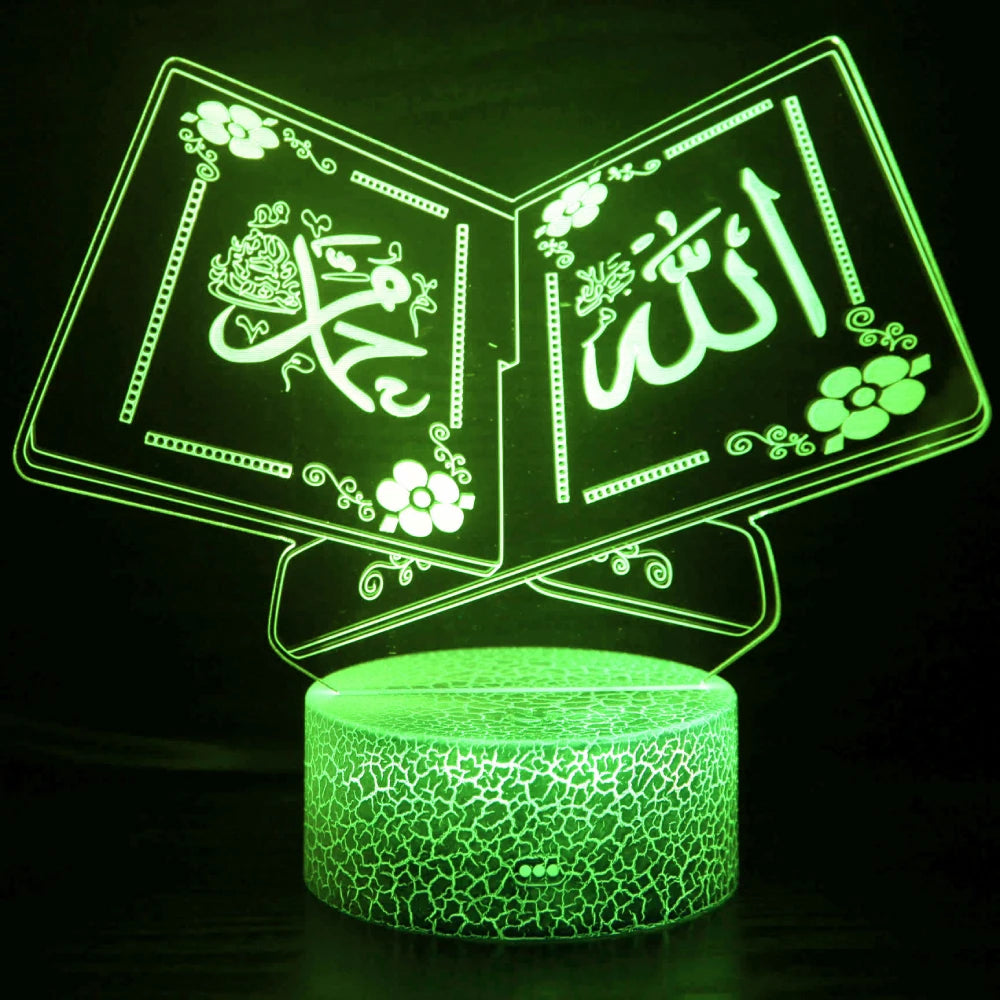 Veilleuse LED Livre Islam <br> Qoréa