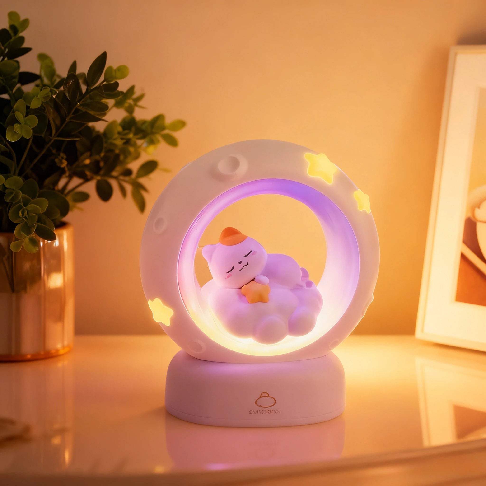 Veilleuse Chat Dormeur Nuage LED <br> SleepyCat