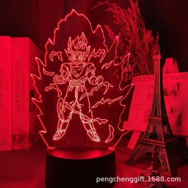 Veilleuse Guerrier Aura Rouge LED <br> CrimsonPrime