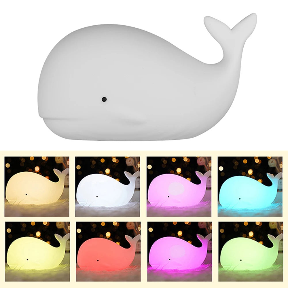 Veilleuse LED Baleine Bébé <br> Baleina