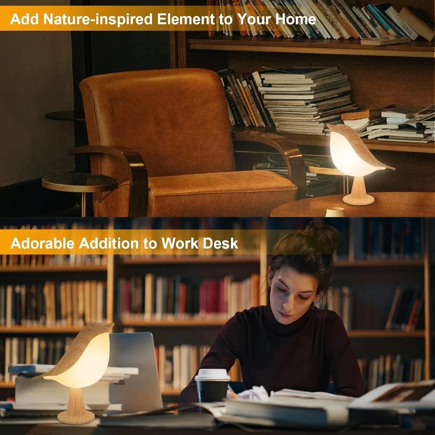 Veilleuse Oiseau Design LED <br> LumiBird
