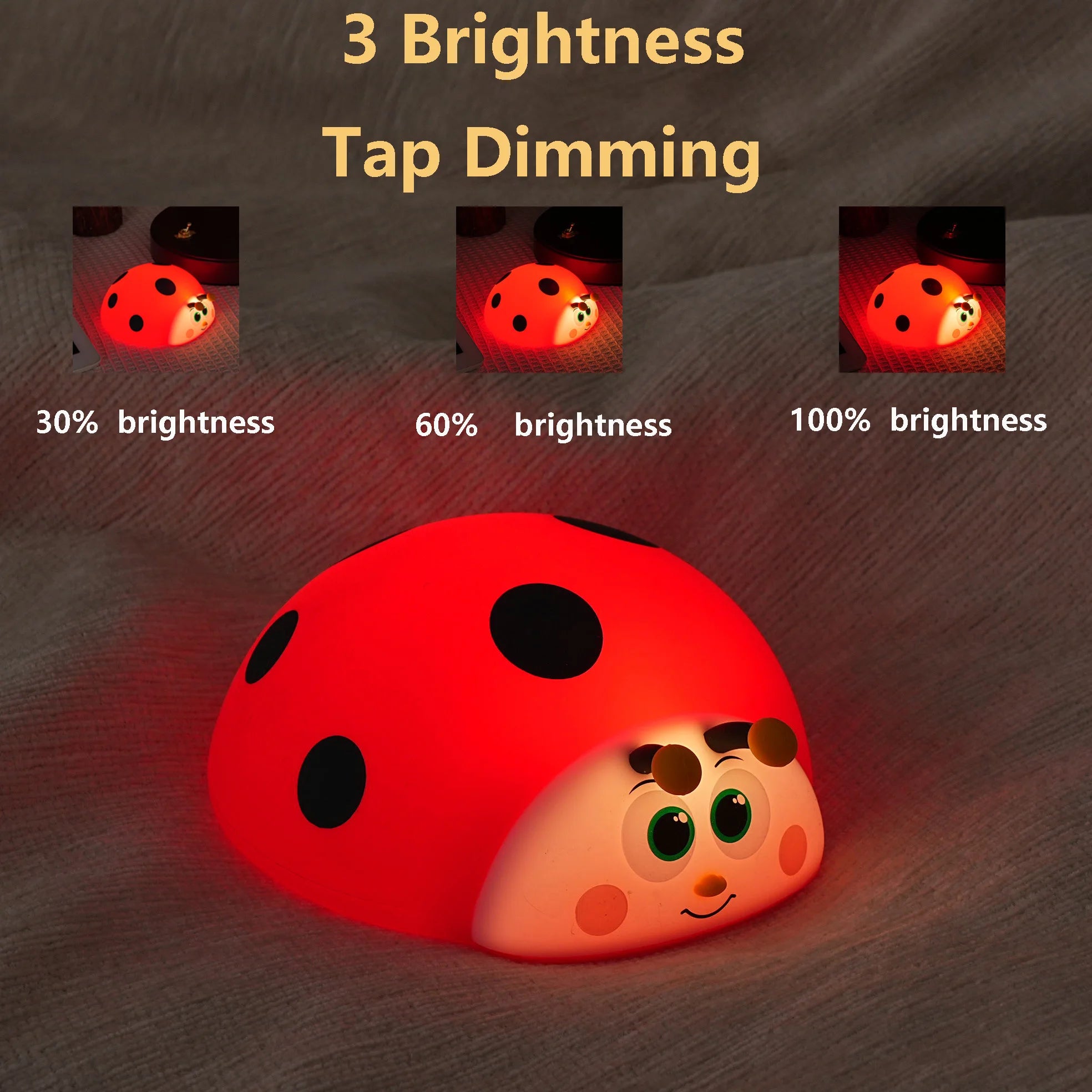 Veilleuse LED Coccinelle <br> LadyLumi