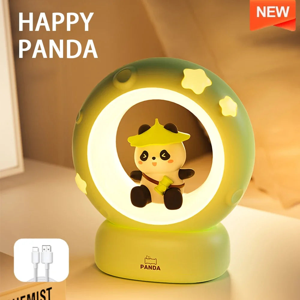 Veilleuse Panda LED Bébé Nature <br> GreenPanda