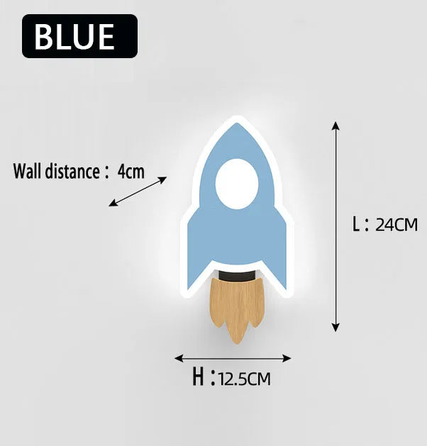 Veilleuse Murale Fusée LED Enfant <br> Astroa