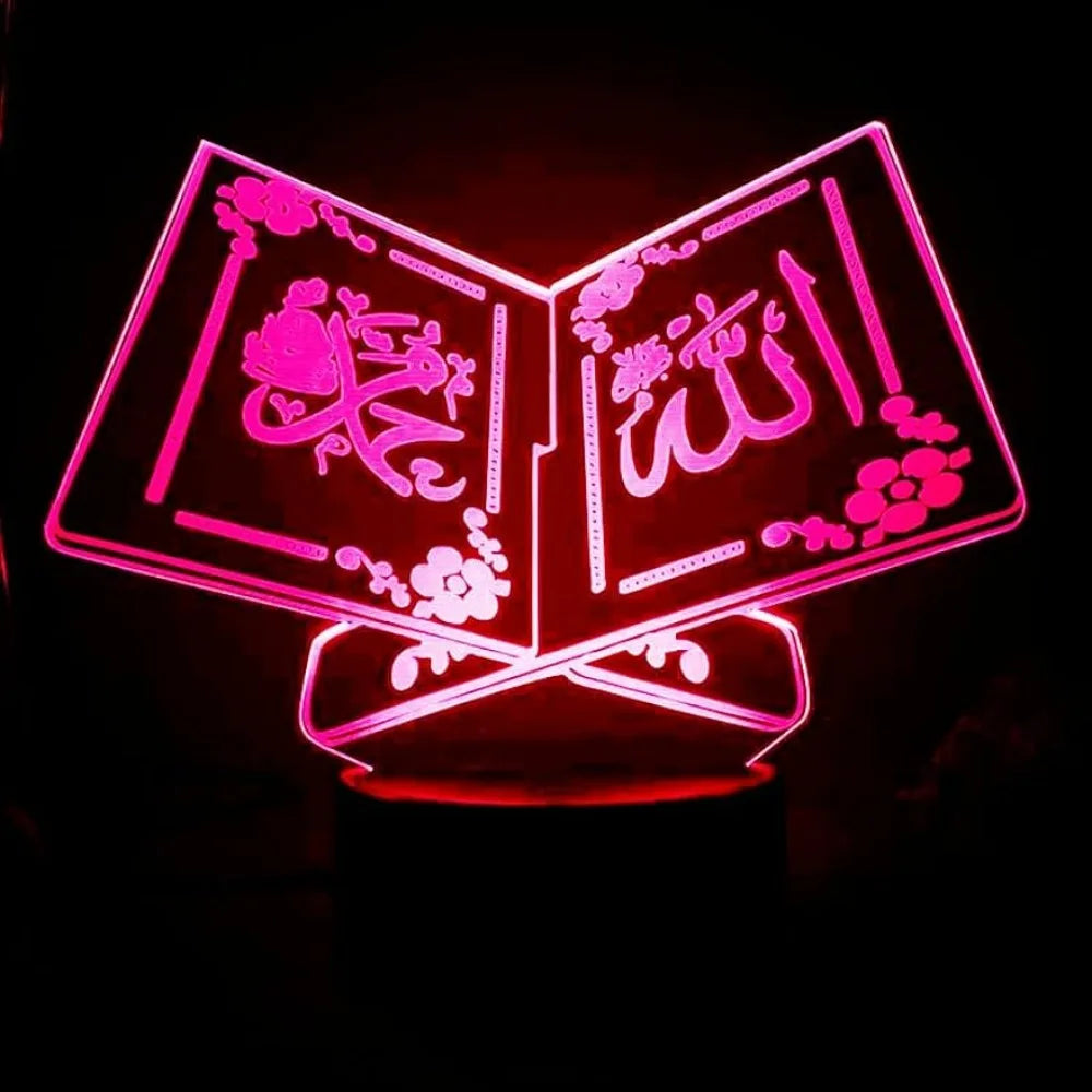 Veilleuse LED Livre Islam <br> Qoréa