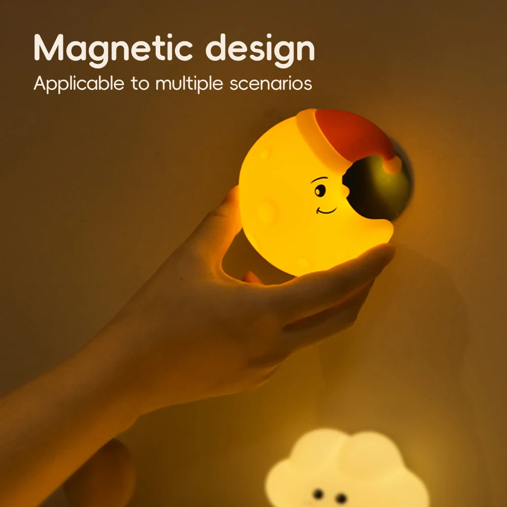 Veilleuse Murale Lune LED Bébé <br> Lunévia