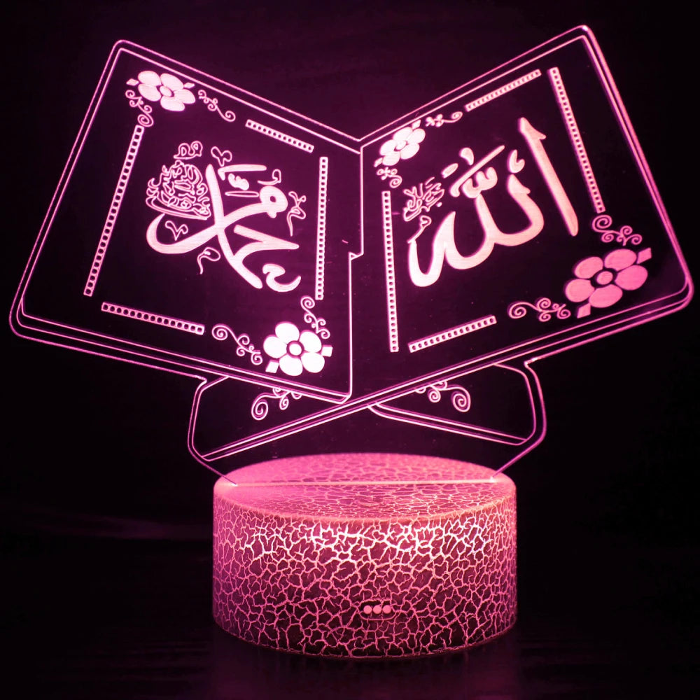 Veilleuse LED Livre Islam <br> Qoréa