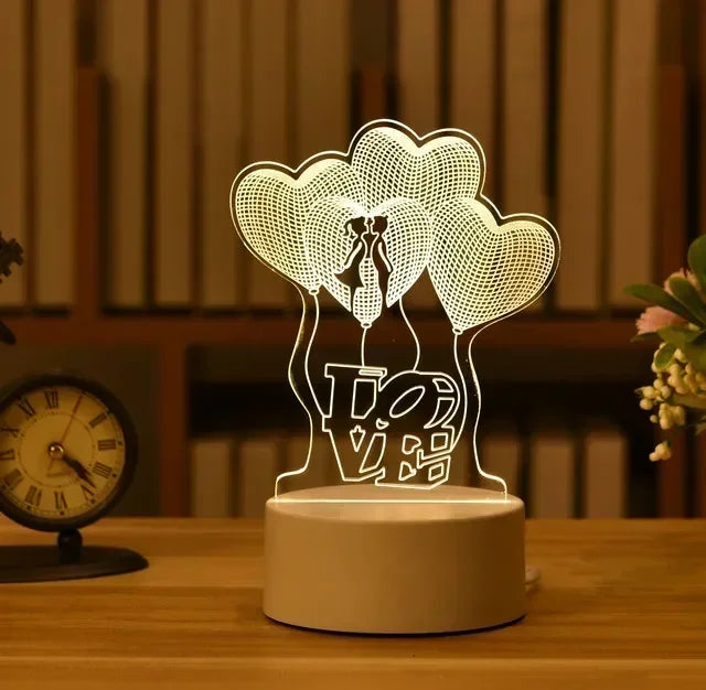 Veilleuse LED Amour Couple <br> EverLove