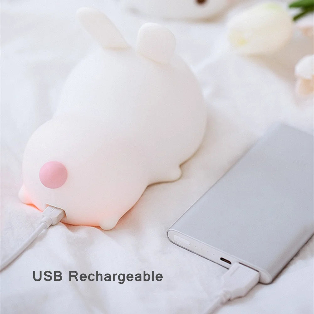 Veilleuse LED Lapin RGB <br> CuddleBunny