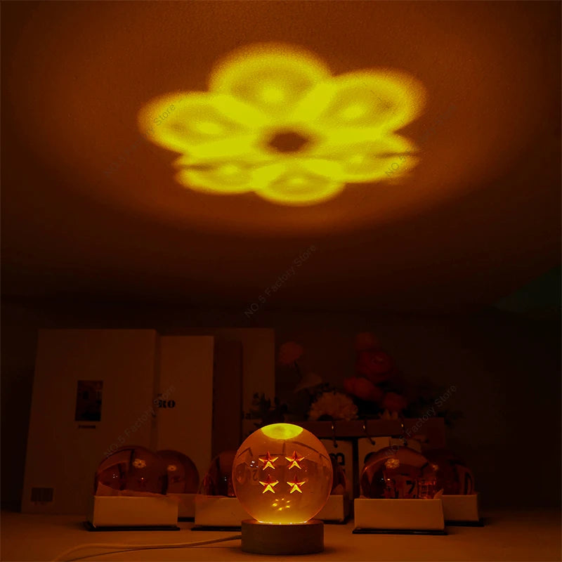 Veilleuse Sphère Étoilée LED Cristal <br> DragonOrb