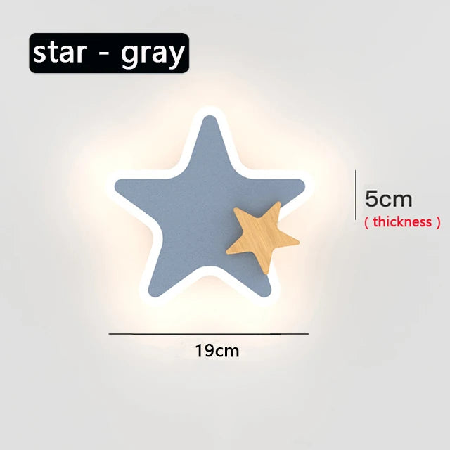 Veilleuse Murale Étoile LED Enfant <br> Starya