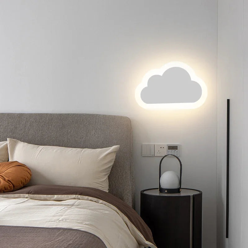 Veilleuse Nuage Murale LED <br> AuraCloud