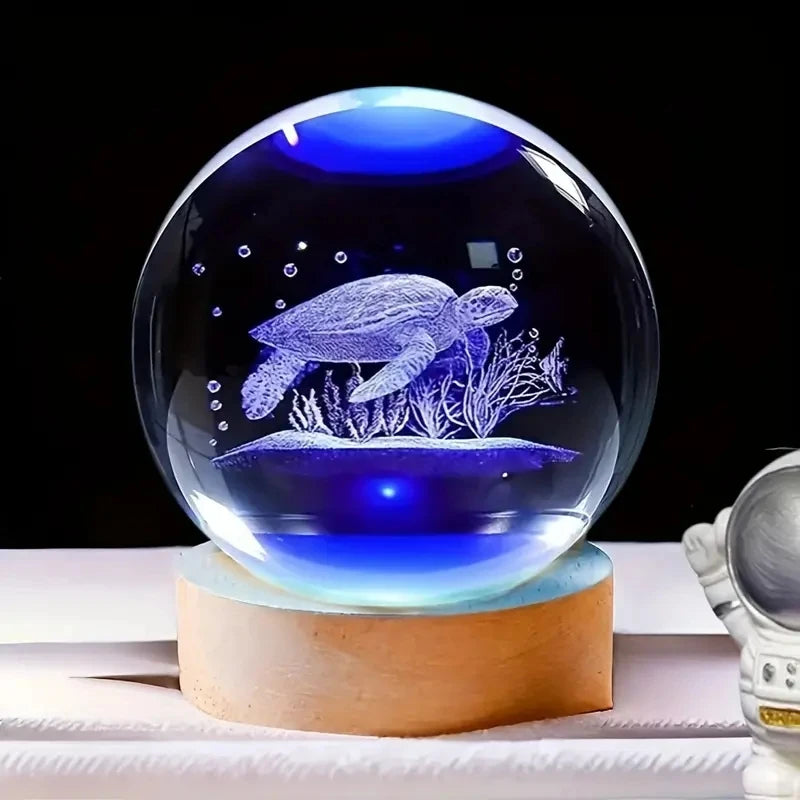 Veilleuse LED Cristal Tortue <br> Néréa