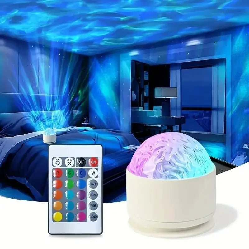 Veilleuse Projecteur Ondulation Eau <br> Aquora