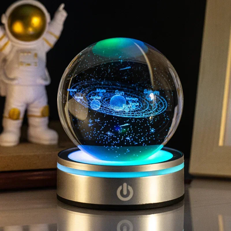 Veilleuse Cristal LED Système Solaire <br> SolarSphere