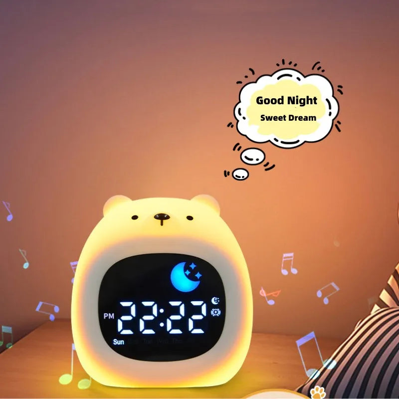 Veilleuse Réveil Ours LED <br> DreamCub