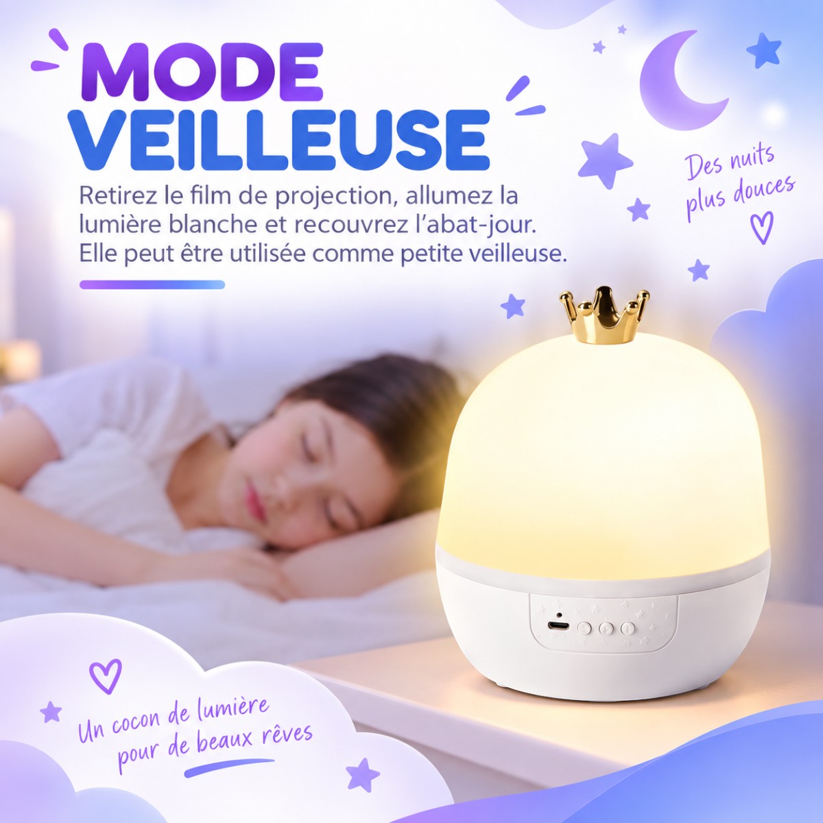 Veilleuse Projecteur Bébé & Enfant <br> DreamZoo