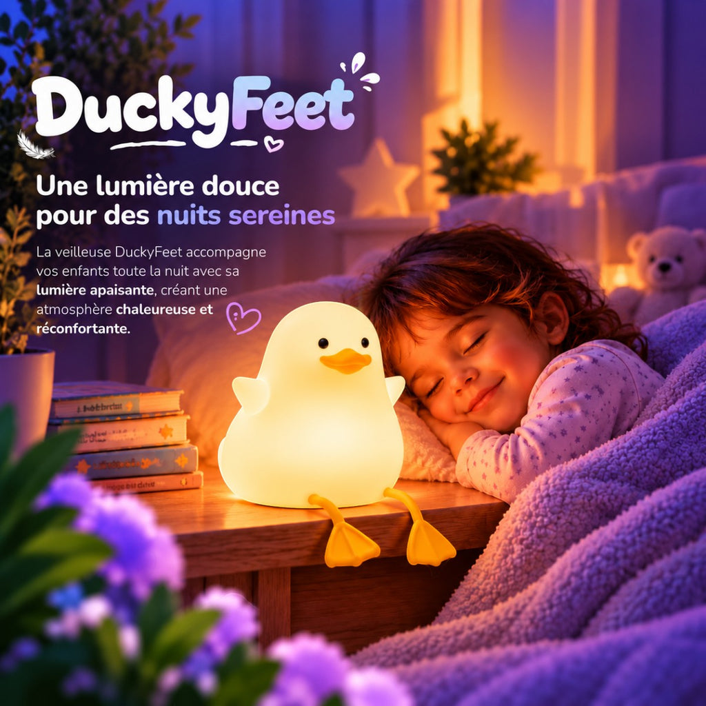 Veilleuse LED Canard Bébé <br> DuckyFeet