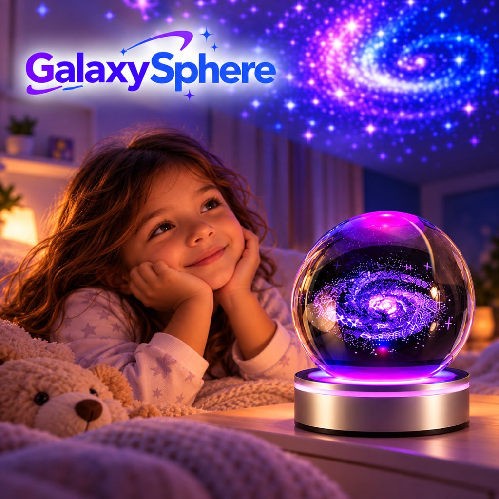 Veilleuse Cristal LED Galaxie <br> GalaxySphere