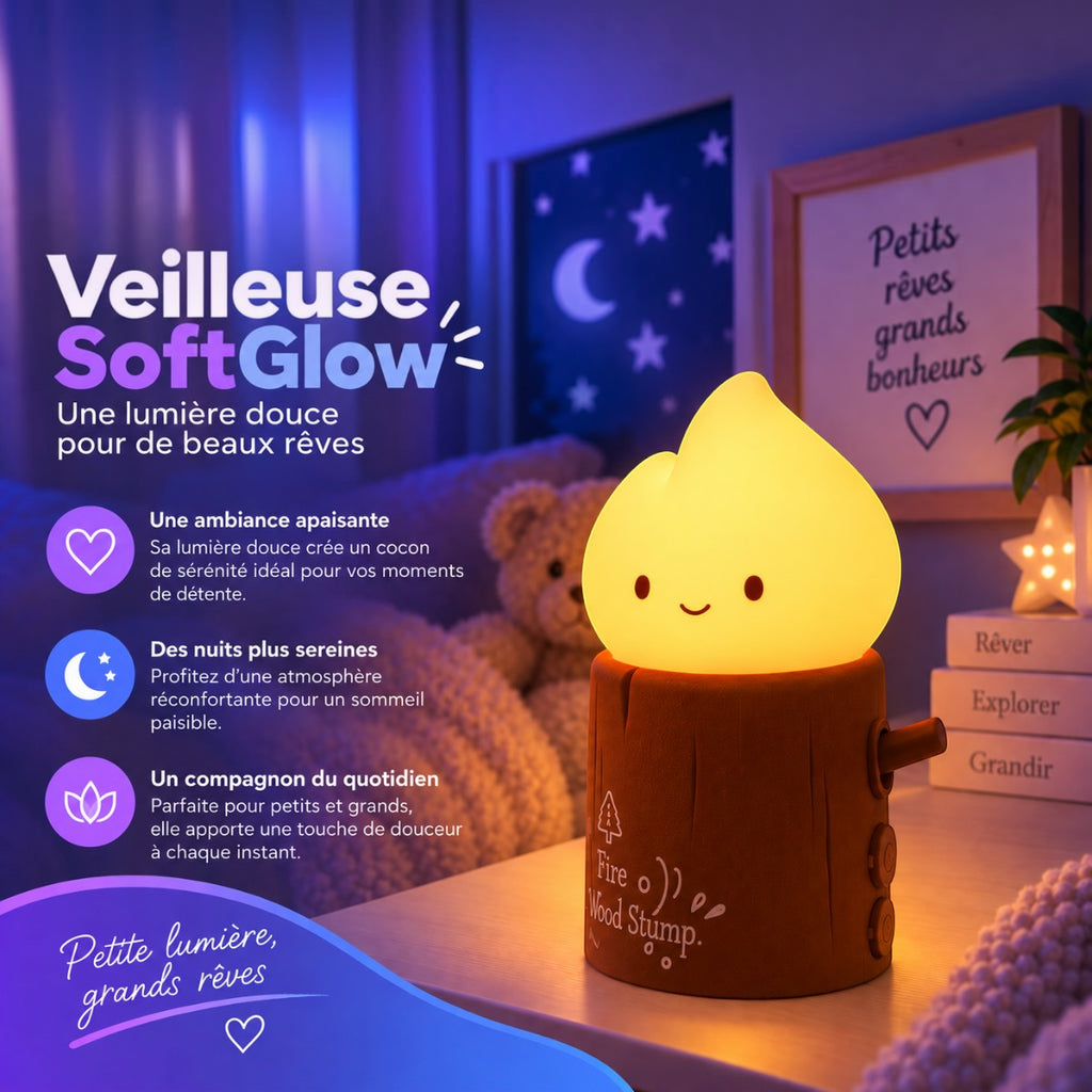 Veilleuse Lumière Apaisante <br> SoftGlow